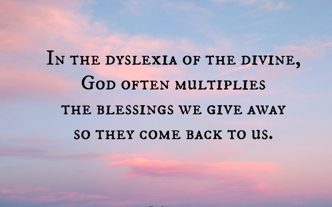 The Dyslexia of the Divine