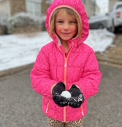 Caroline’s Snow — Do You Have Childlike Faith?