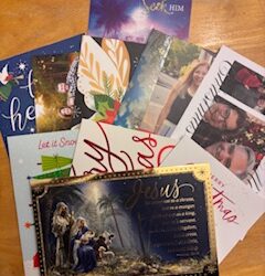Use those Christmas Cards to Bless Those You Love